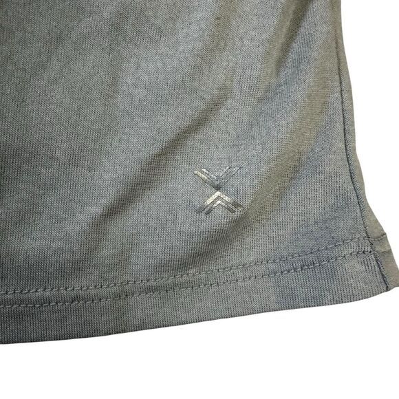 Xersion Girls Sz S 7/8 Short Sleeve Be Strong T-Shirt Blue Split Back Quick Dri - Picture 4 of 9